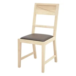 Chaise de repas Hévéa assise mousse 42x50x90cm NIAGARA