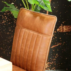 Chaise de salle à manger camel used OKA (lot de 2)
