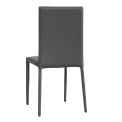 Chaise de salle à manger grise moderne (lot de 2) LORA