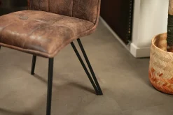 Chaise de salle à manger havane avec pieds épingle (lot de 2) MALMOE