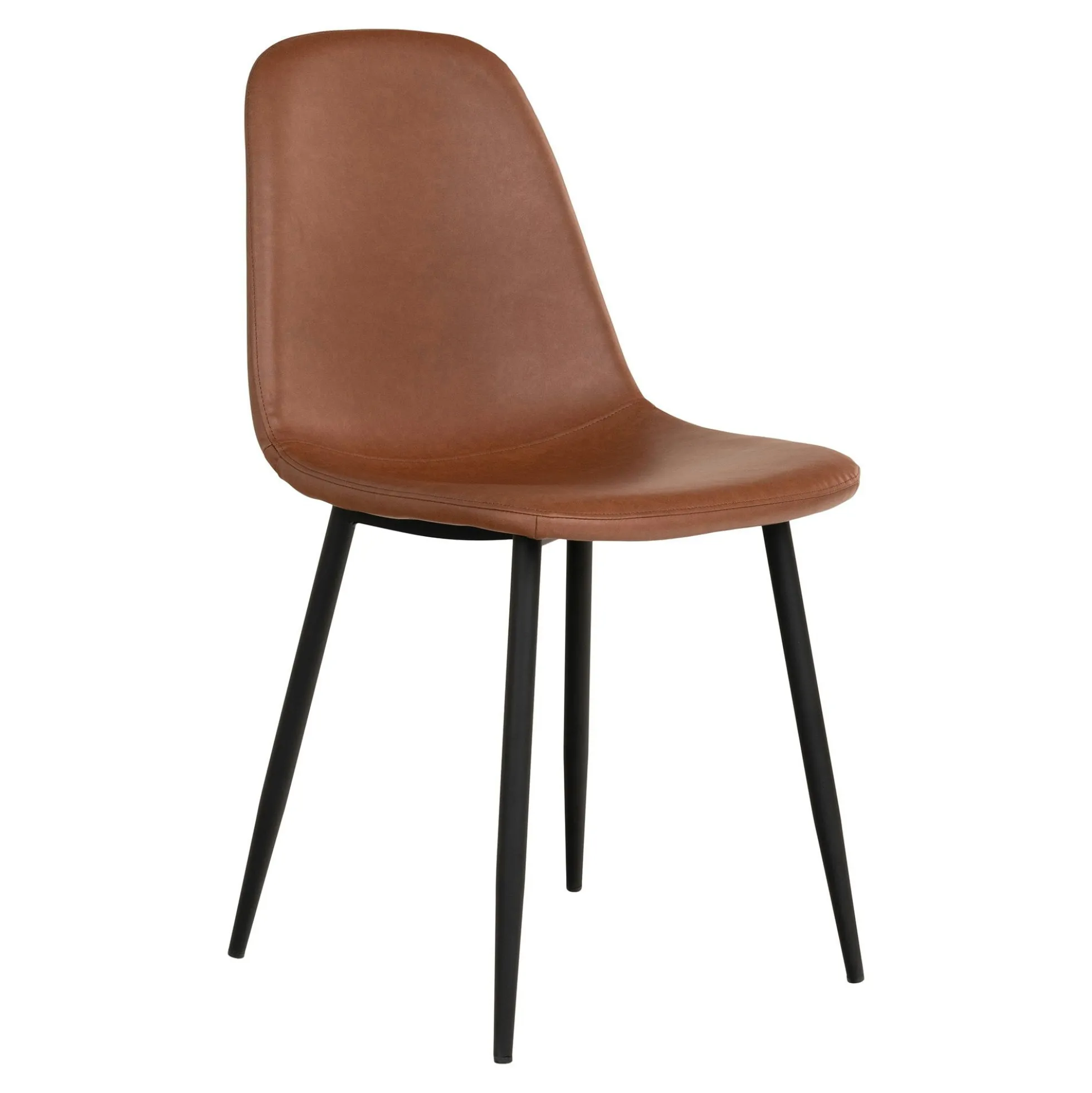 Chaise de salle à manger marron clair style vintage (lot de 2) BERLIN
