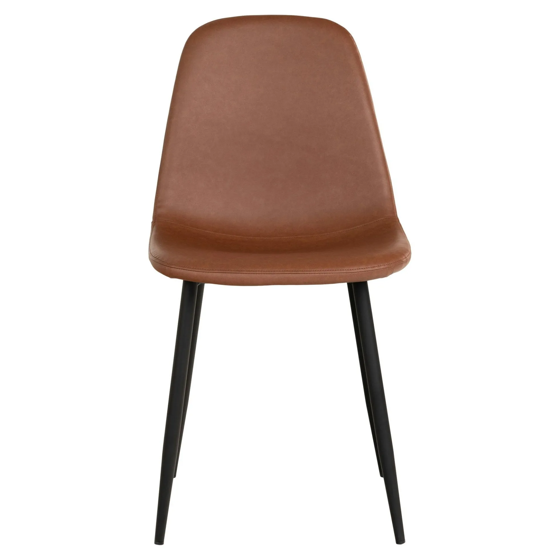 Chaise de salle à manger marron clair style vintage (lot de 2) BERLIN