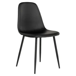 Chaise de salle à manger noire (lot de 2) BERLIN
