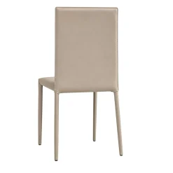 Chaise de salle à manger taupe moderne (lot de 2) LORA