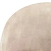 Chaise de salle à manger velours beige dossier rond (lot de 2) TIM