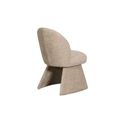 Chaise design beige à assise rembourrée (lot de 2) TREVI