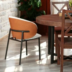 Chaise design beige (lot de 2) HAWAI