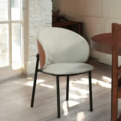 Chaise design beige (lot de 2) HAWAI