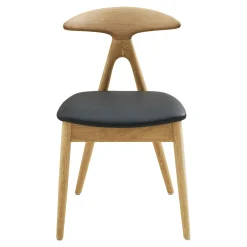 Chaise design en bois clair (lot de 2) ESCARRILLA