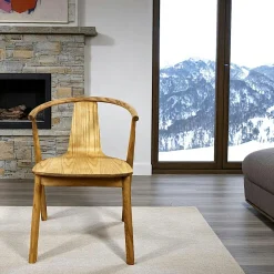 Chaise design en bois PALERME