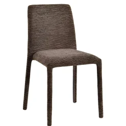 Chaise empilable marron en tissu (lot de 2) ESSEN