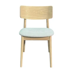 Chaise en bois moderne (finition chêne blanc) COLOGNE