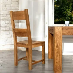 Chaise en chêne massif FJORD (lot de 2)