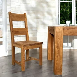 Chaise en chêne massif FJORD (lot de 2)