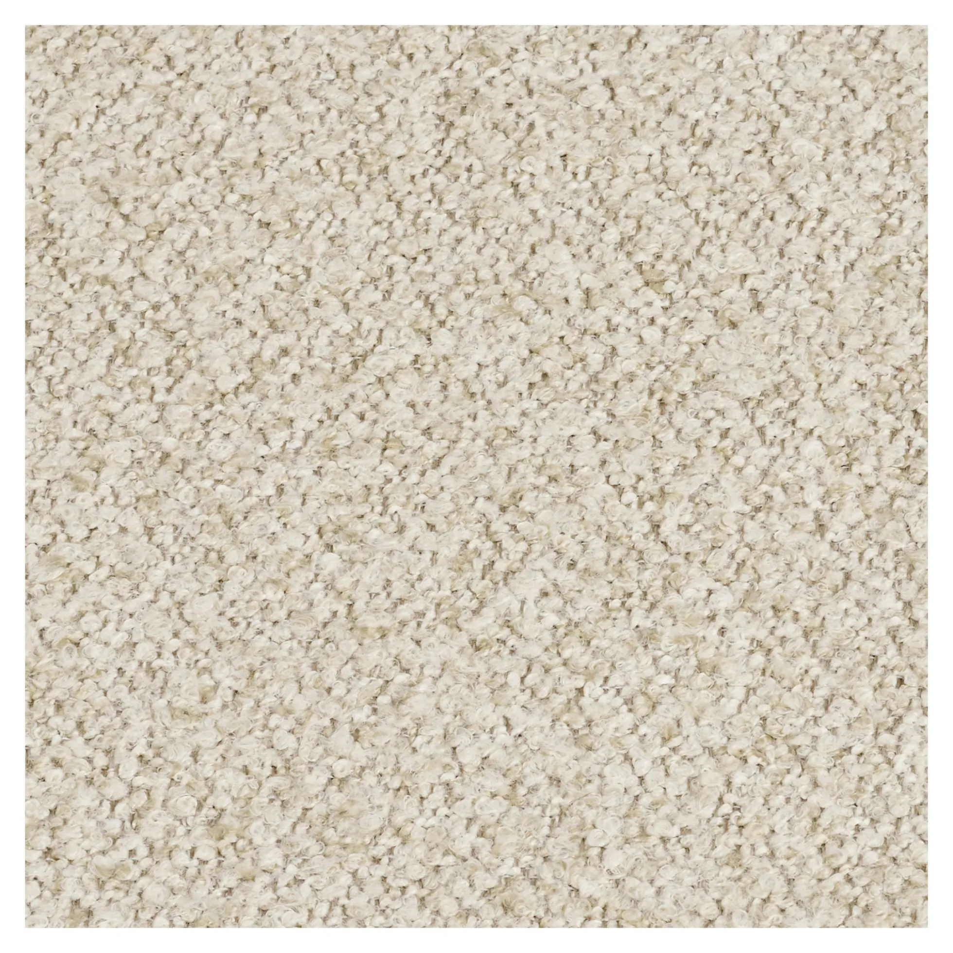 Chaise en tissu bouclette sable (lot de 2) TULSA
