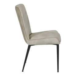 Chaise gris clair, entretien facile (lot de 2) OKA