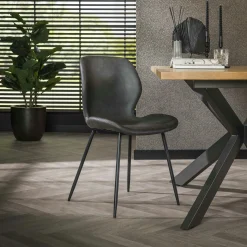 Chaise grise (lot de 2) MELBOURNE