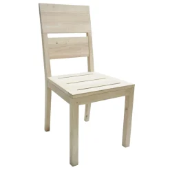 Chaise Hévéa 52x45x95cm OLGA