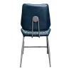 Chaise industrielle bleu foncé (lot de 2) SALERNE