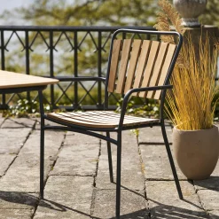 Chaise intérieur / extérieur en teck (lot de 2) LAKEWOOD
