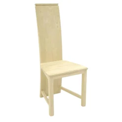 Chaise moderne hévéa massif HELENA