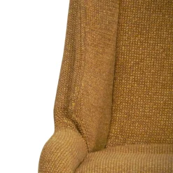 Chaise moutarde pivotante en velours texturé (lot de 2) IENA