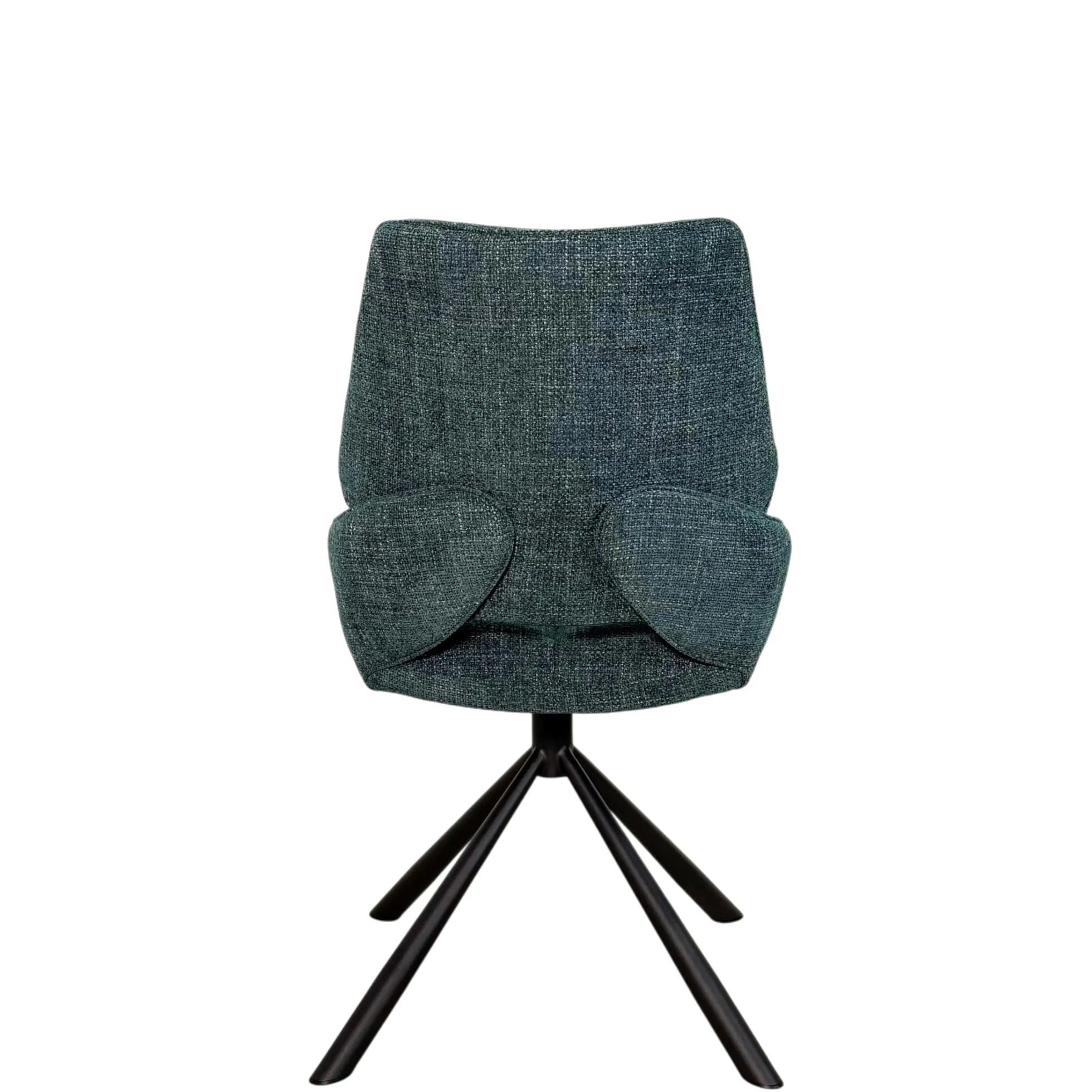 Chaise pivotante bleue assise baquet (lot de 2) LIGURIE