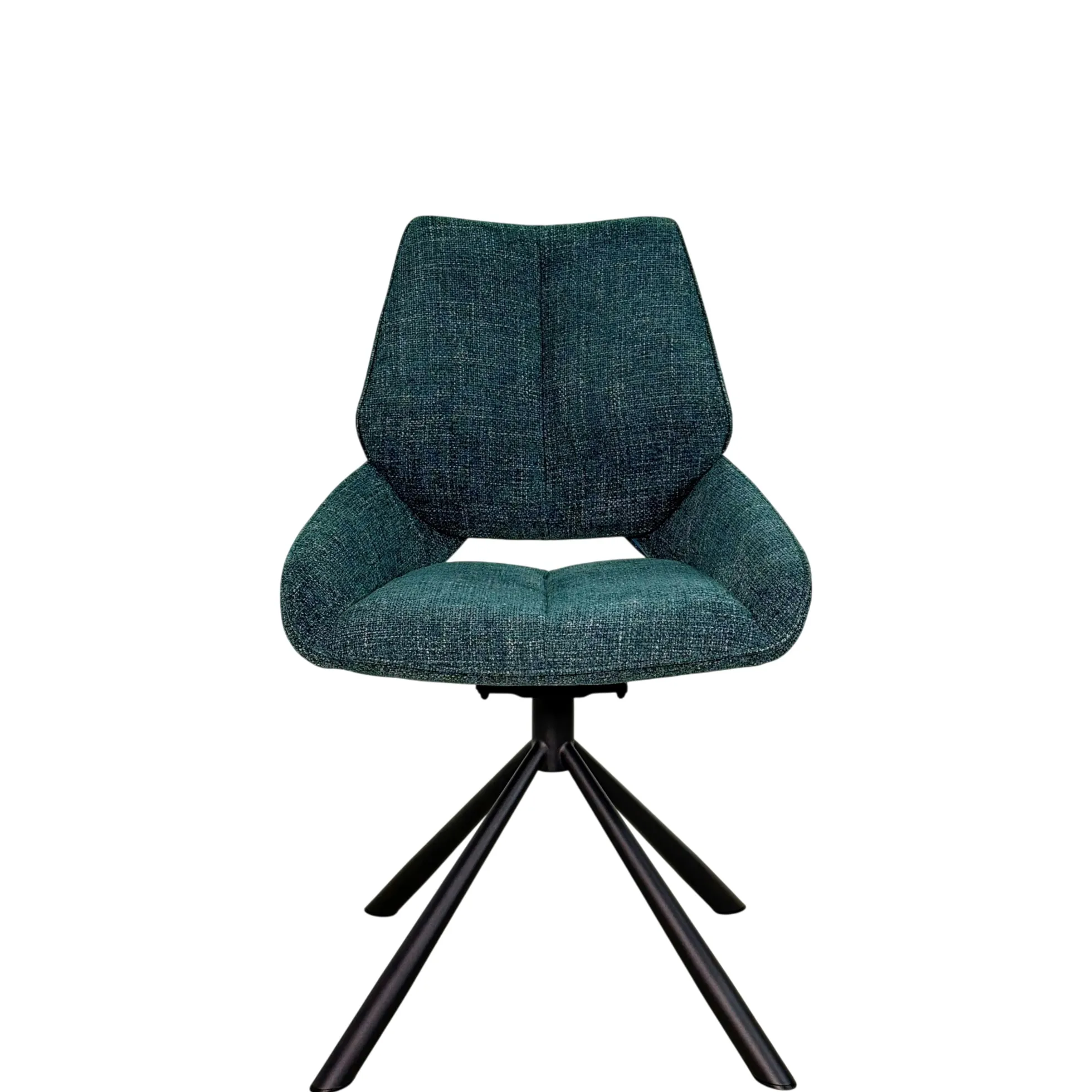 Chaise pivotante bleue assise baquet (lot de 2) LIGURIE