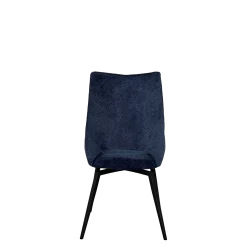 Chaise pivotante bleue, dossier ouvert (lot de 2) LIGURIE