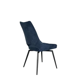 Chaise pivotante bleue, dossier ouvert (lot de 2) LIGURIE