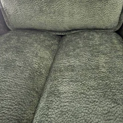Chaise pivotante coussin et poignée tissu vert (lot de 2) IENA