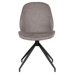Chaise pivotante gris minéral (lot de 2) BERLIN