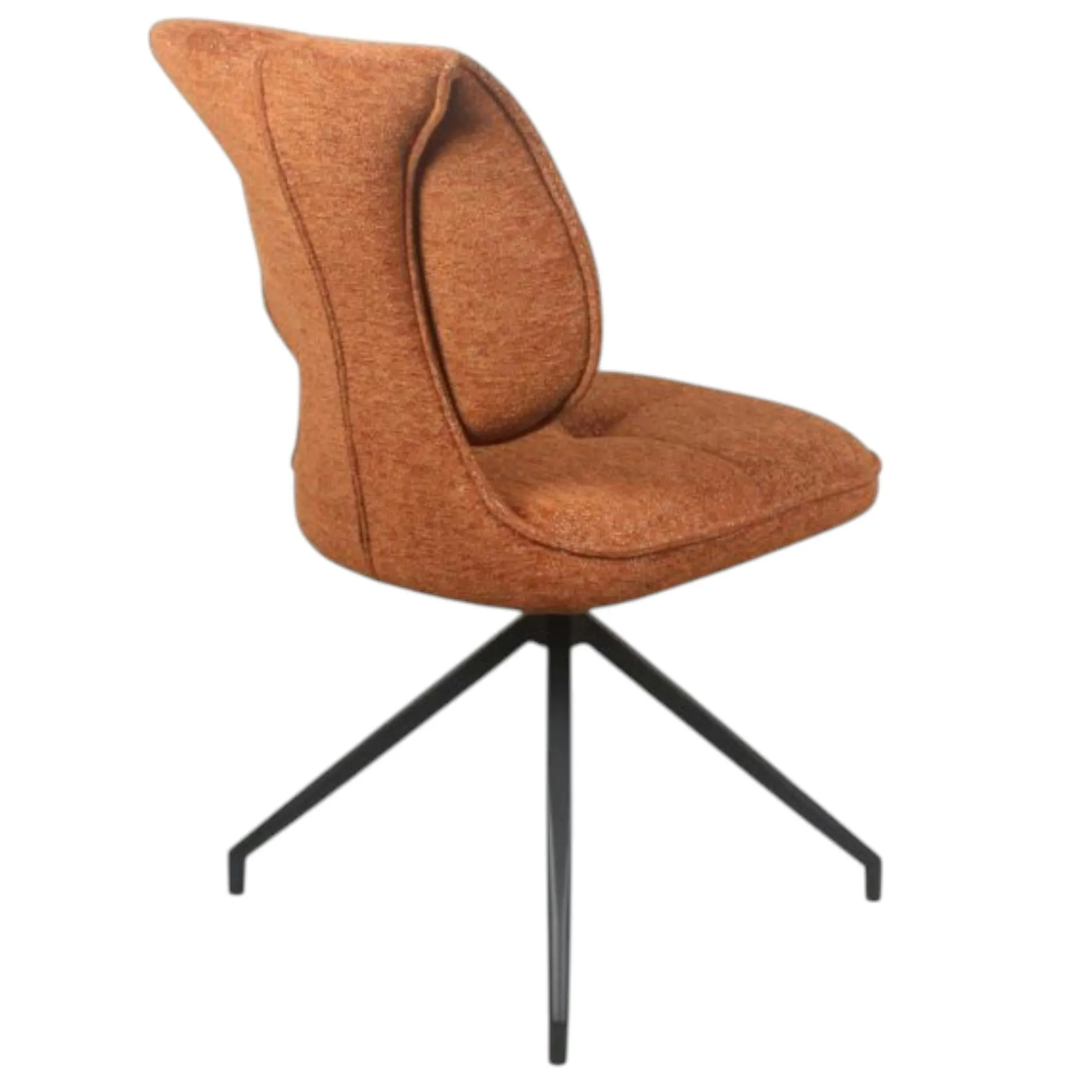 Chaise pivotante rouille dossier double (lot de 2) LIGURIE