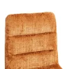 Chaise pivotante rouille en tissu doux texturé (x2) PALERME
