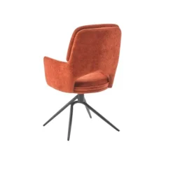 Chaise pivotante terracotta double coussinage (lot de 2) LIGURIE