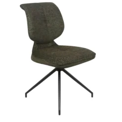 Chaise pivotante verte dossier double (lot de 2) LIGURIE