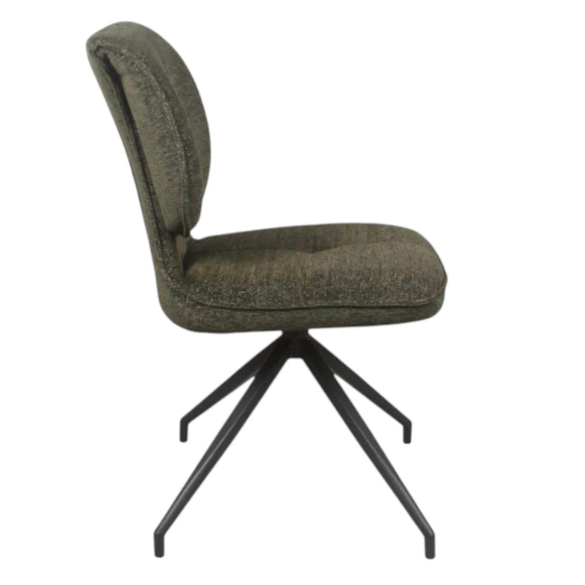 Chaise pivotante verte dossier double (lot de 2) LIGURIE