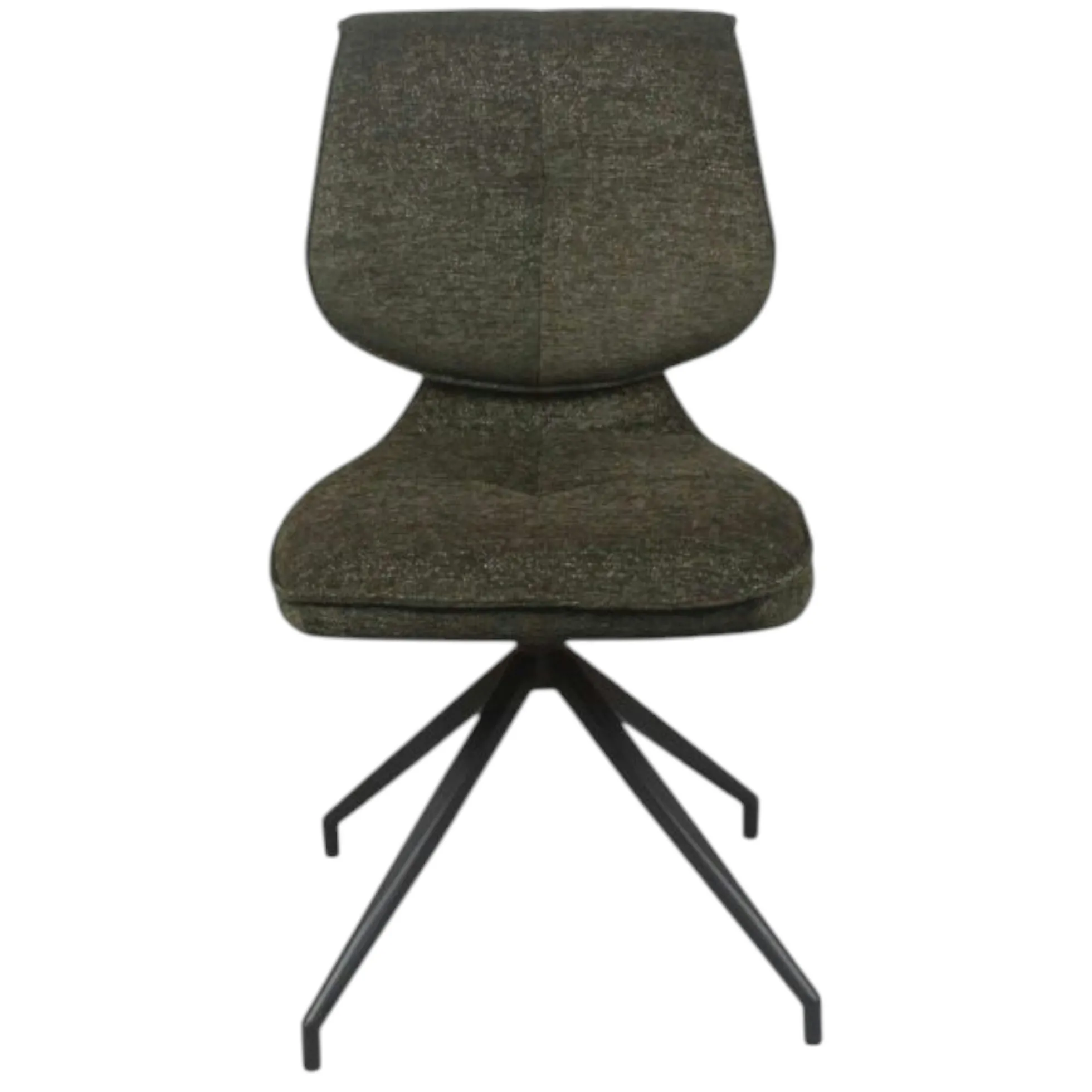 Chaise pivotante verte dossier double (lot de 2) LIGURIE