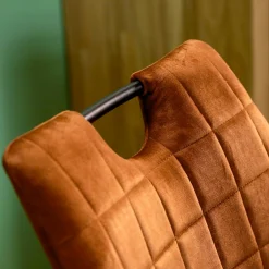 Chaise rouille avec poignée (lot de 2) MALMOE