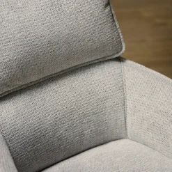 Chaise scandi pivotante taupe (lot de 2) CORTINA