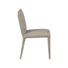 Chaise taupe moderne tout tissu (lot de 2) TREVI