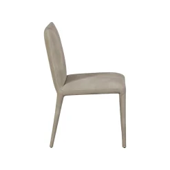 Chaise taupe moderne tout tissu (lot de 2) TREVI