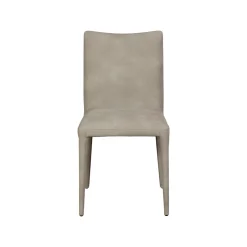 Chaise taupe moderne tout tissu (lot de 2) TREVI