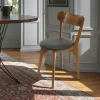Chaise vintage arrondie hévéa SIXTIES