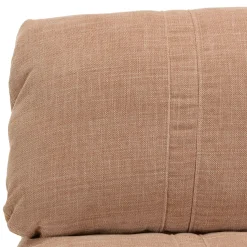 Chauffeuse 1 place multi-position en tissu couleur vieux rose ASTORI