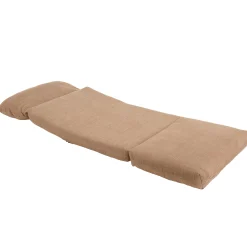 Chauffeuse 1 place multi-position en tissu couleur vieux rose ASTORI