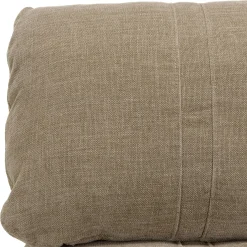 Chauffeuse 1 place multi-position en tissu couleur taupe ASTORI