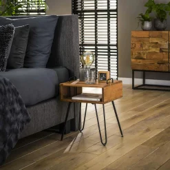 Chevet bois massif niche ouverte MELBOURNE