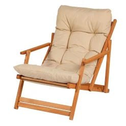 Chilienne beige pliante - grand confort SORA