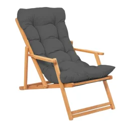 Chilienne grise pliante - grand confort SORA